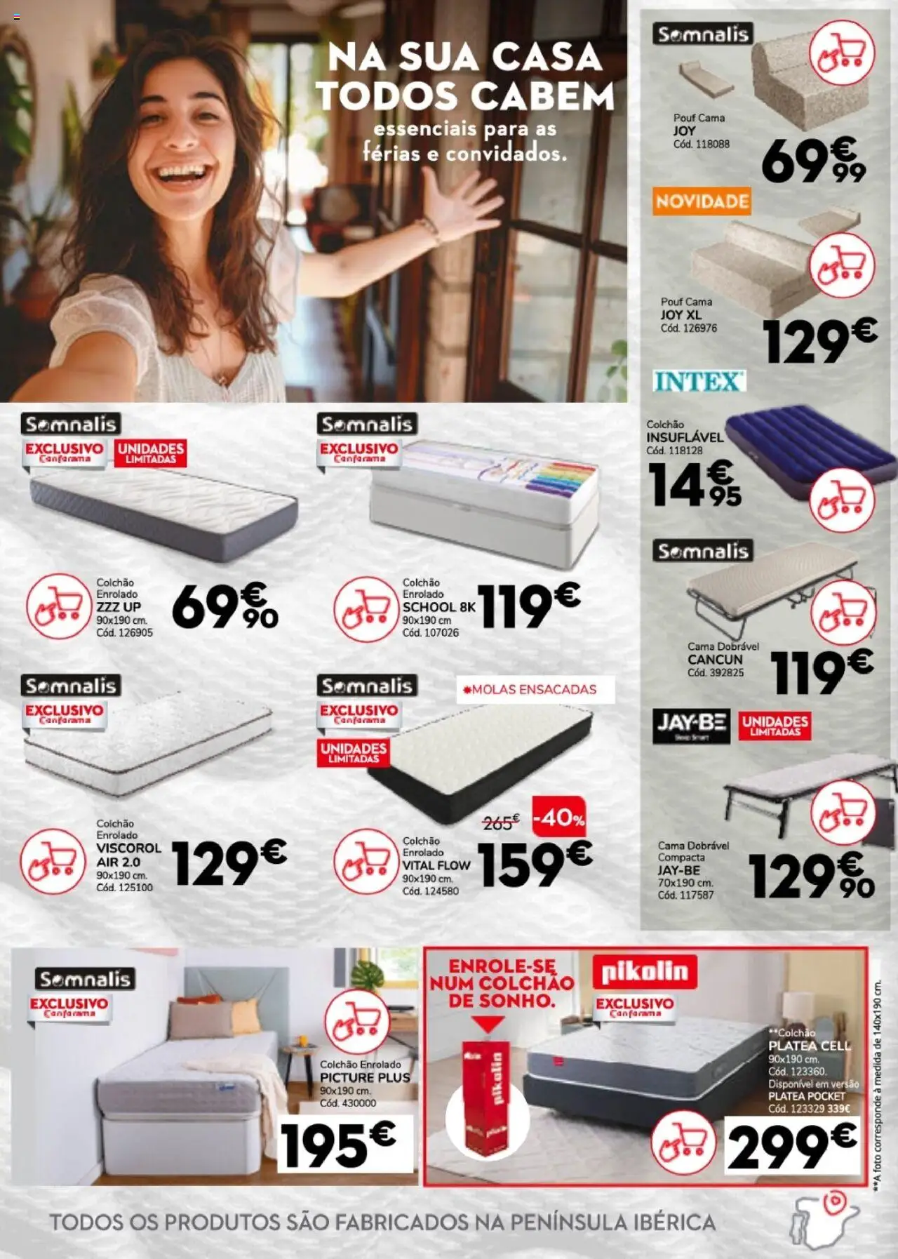 Conforama folheto │ válido de 31.07.2025 | Página: 8 | Produtos: Colchão