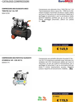 Anteprima del volantino Eurobrico Compressori catalogo valido a partire dal 23.07.2025 | Pagina: 6 | Prodotti: Compressore, Pittura, Manometro