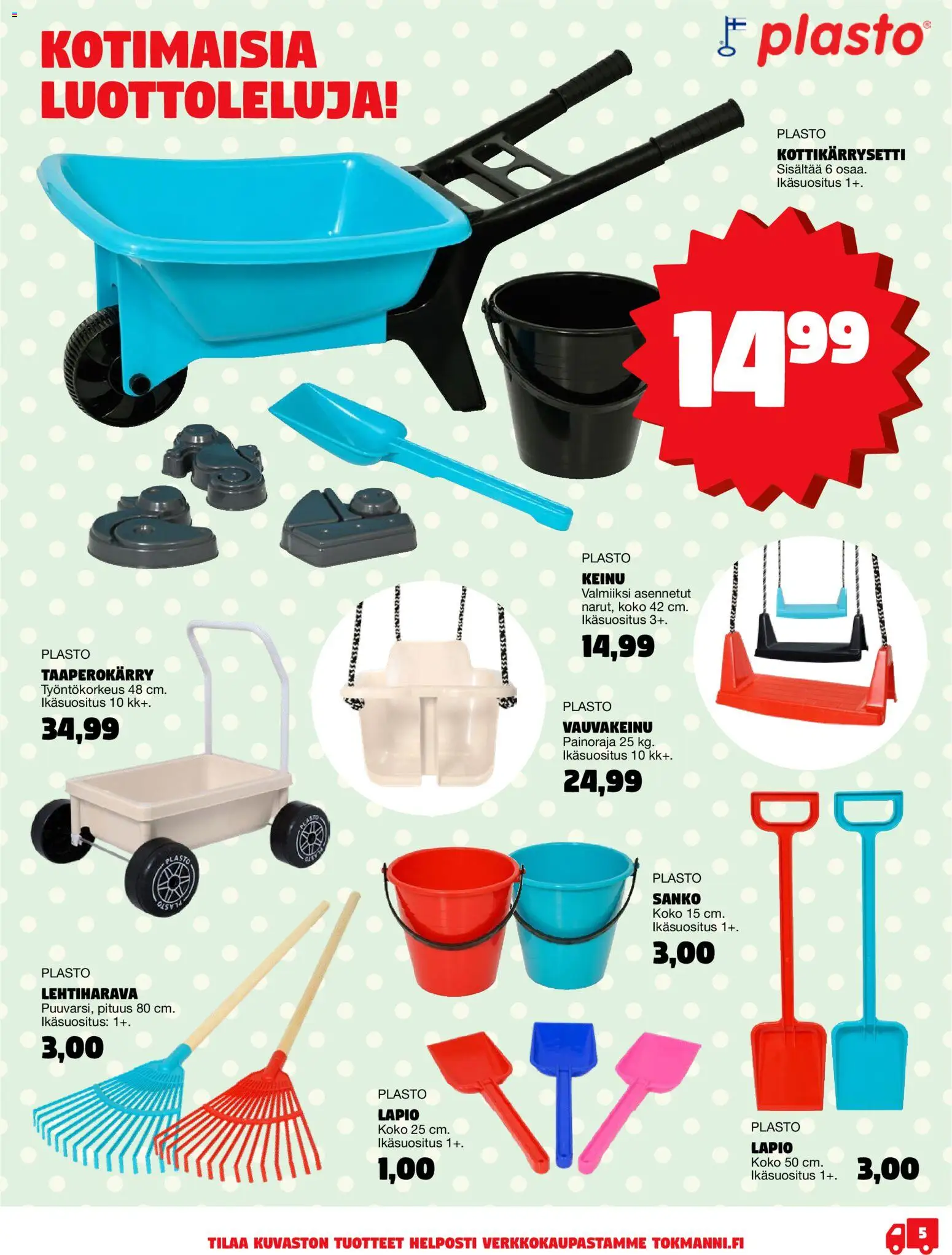 Tokmanni - Kesälelukuvasto 2026 – voimassa 27.04.2026 alkaen | Sivu: 5