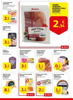 Alcampo - SST Nacional no litoral  │ válido desde el 15.07.2025 | Página: 5 | Productos: Queso de oveja, Queso, Jamón, Jamón cocido