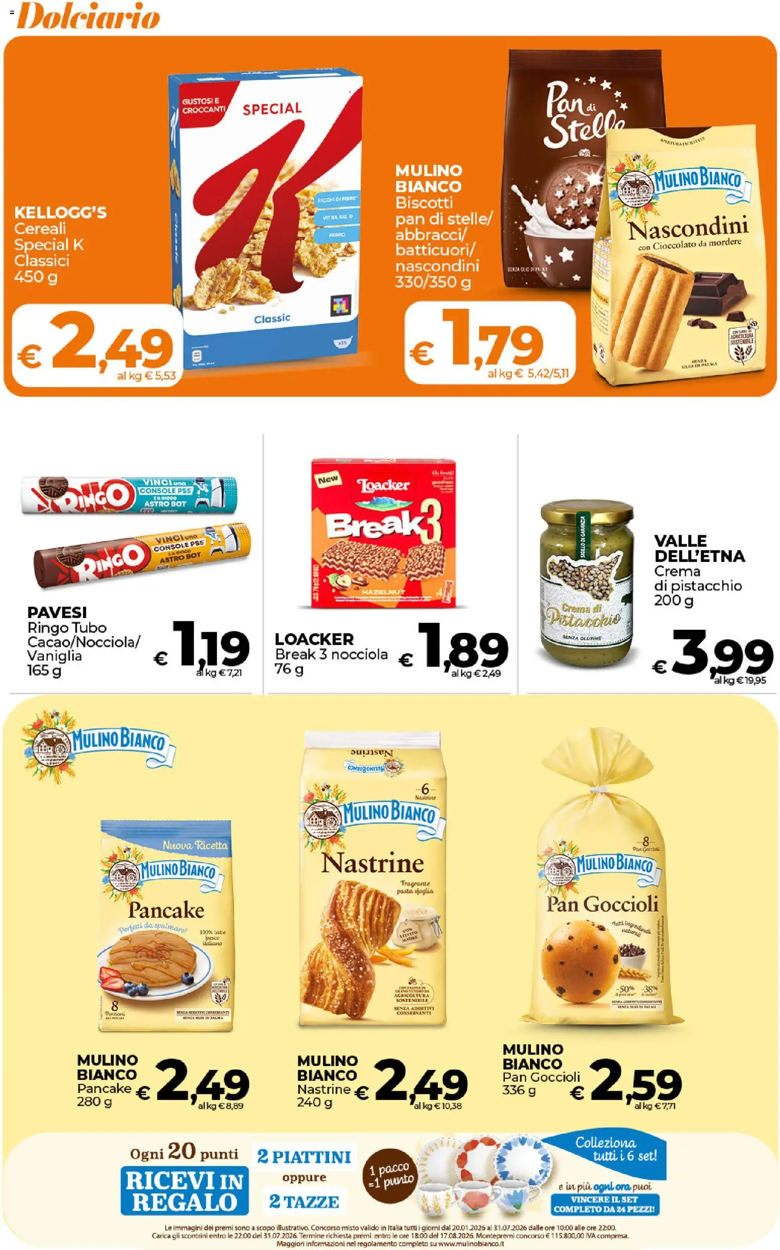 Volantino Ipercoop del 17.01.2026 | Pagina: 32 | Prodotti: Cioccolato, Pasta sfoglia, Olio, Pasta