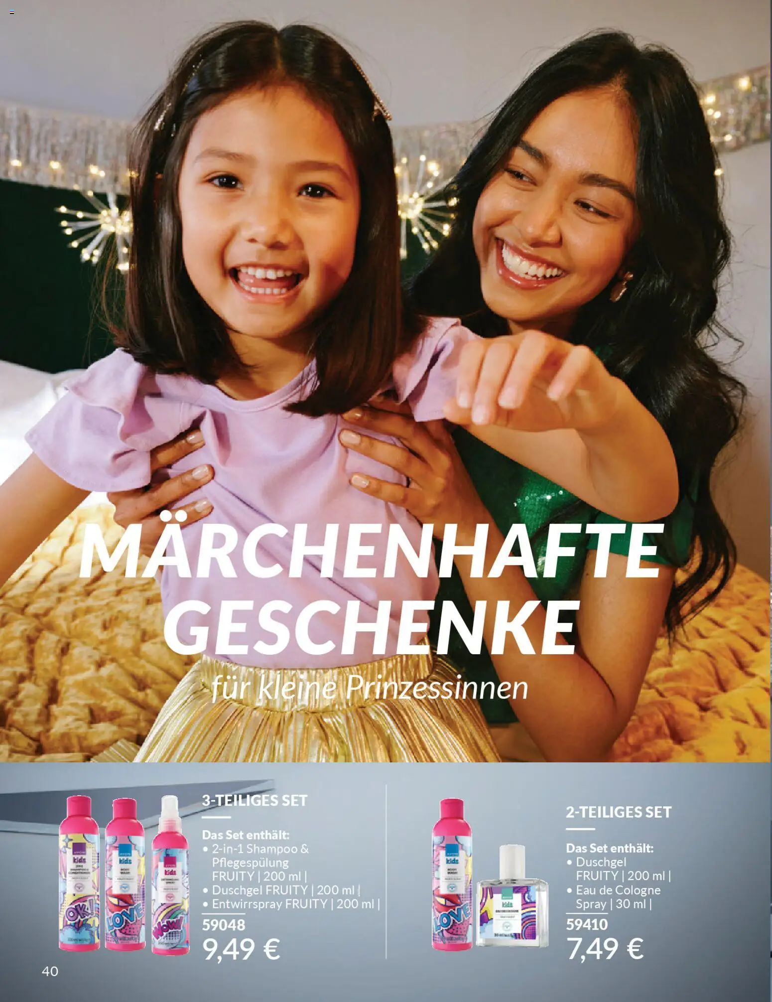 AVON Katalog Dezember 2025 – gültig ab 01.12.2025 | Seite: 42 | Produkte: Shampoo, Duschgel, Eau de Cologne
