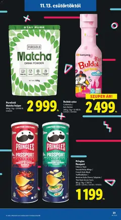 Lidl Akciós újság - amely érvényes a következő dátumtól: 13.11.2025 | Oldal: 23
