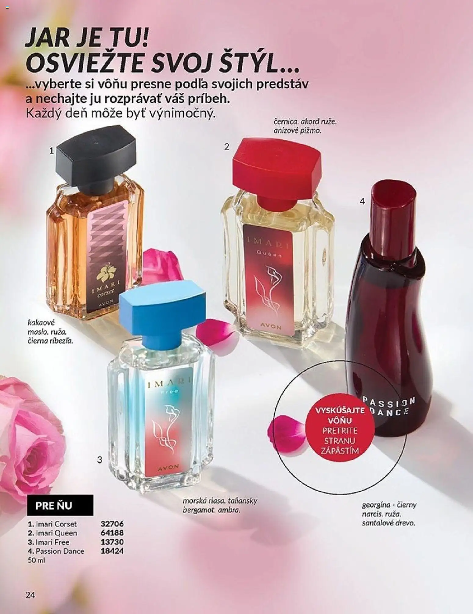 Nové Avon akcie – leták je platný od 01.04.2026 | Strana: 24 | Produkty: Jar