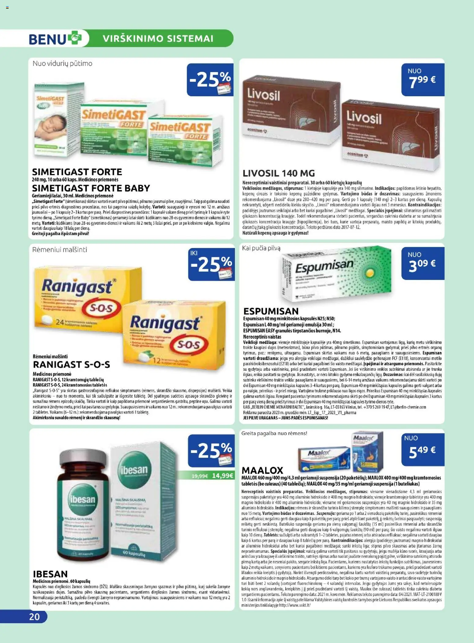 BENU akcijos nuo 01.12.2025 | Puslapis: 20