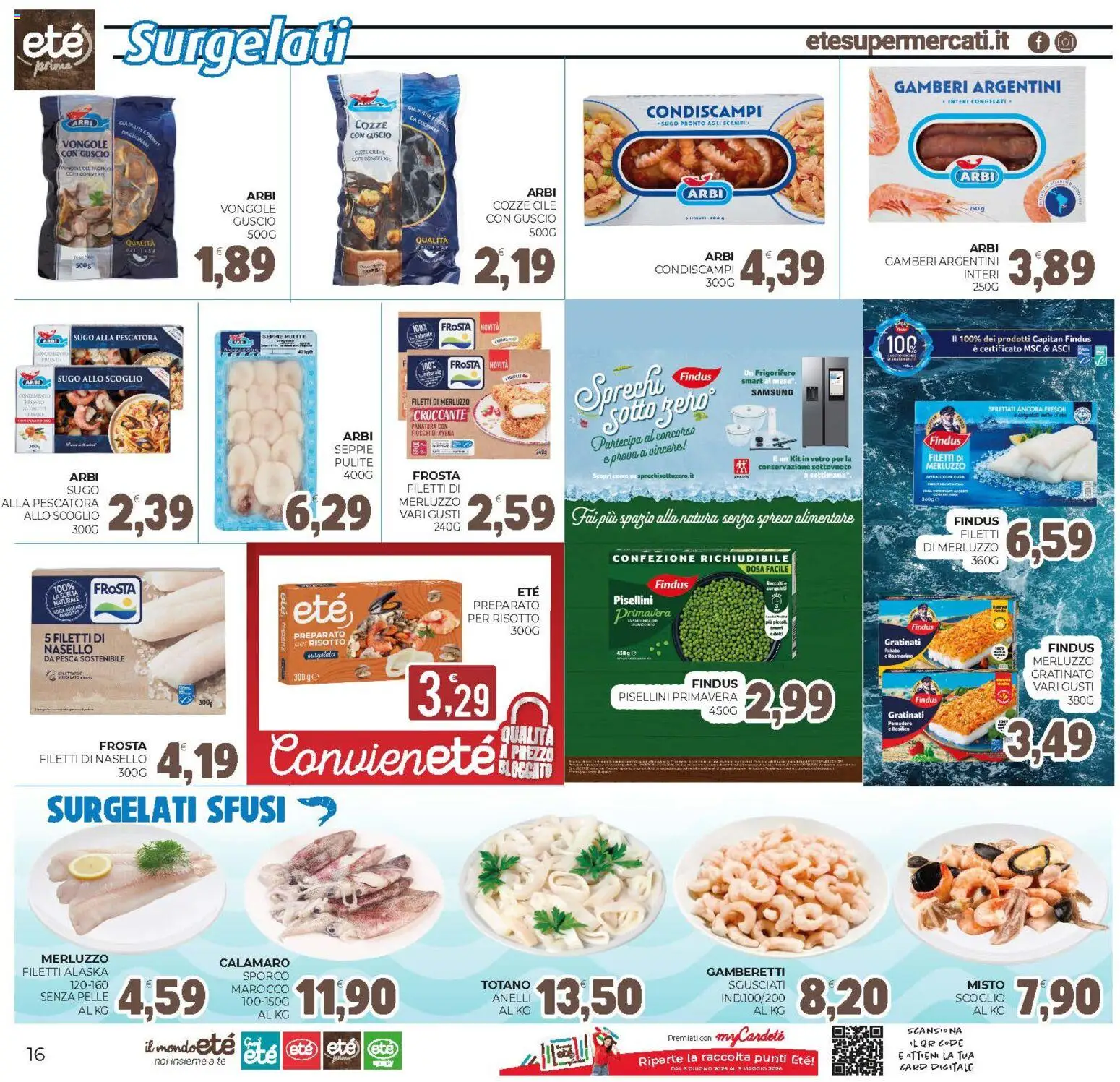 Volantino Eté del 02.12.2025 | Pagina: 16 | Prodotti: Tè, Merluzzo, Fiocchi, Pomodoro