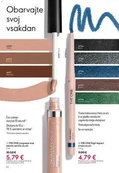 Oriflame katalog akcije – veljaven od 01.04.2026 | Stran: 92 | Izdelki: Sencilo za oci, Crtalo za oci, Senčilo