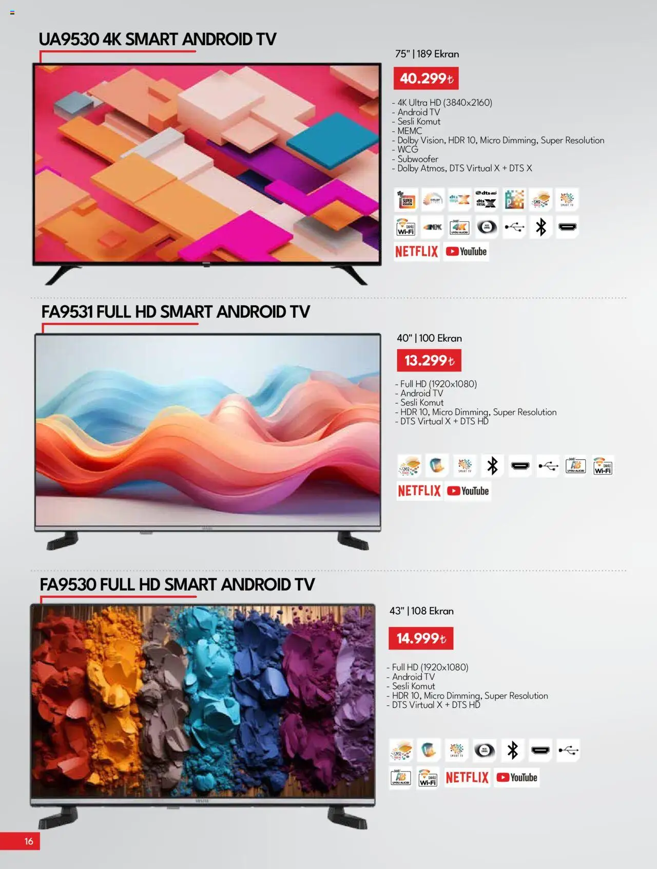 Vestel Elektronik  Fiyat Listes  - 22.05.2025 tarihinden itibaren geçerlidir | Sayfa: 16 | Ürünler: TV, Uydu