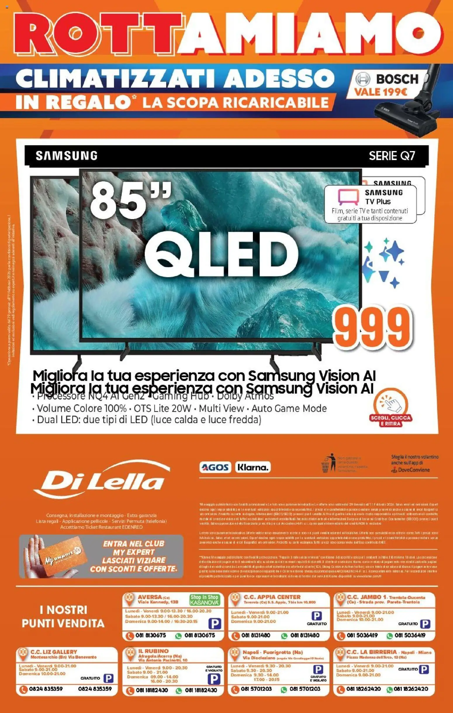 Volantino Expert del 29.01.2026 | Pagina: 31 | Prodotti: Scopa, TV, Radio, Samsung