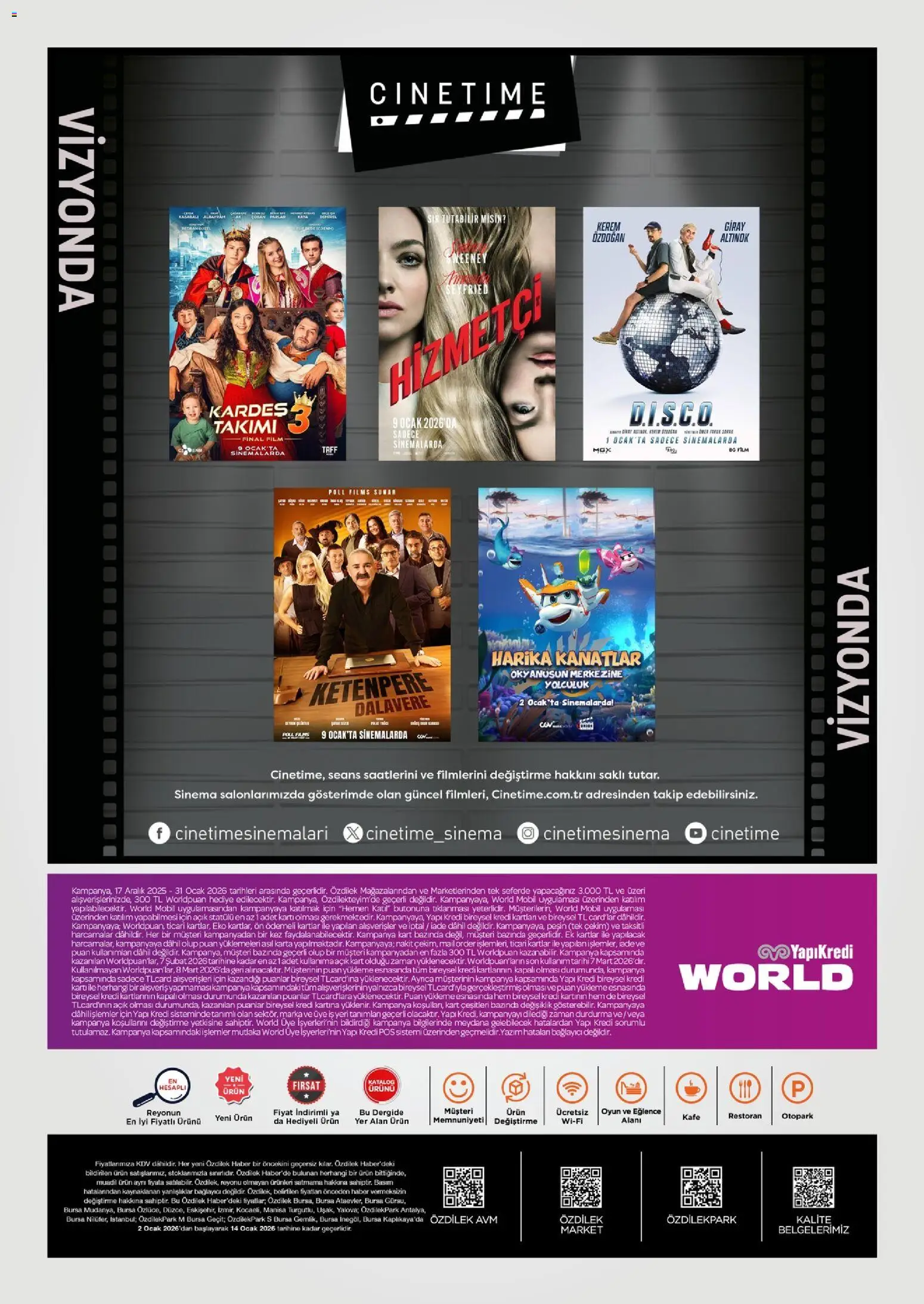 Özdilek aktüel ürünler kataloğu yayımlandı! Bu hafta 02 - 14 Ocak 2026 günü Özdilek indirimli ürünleri