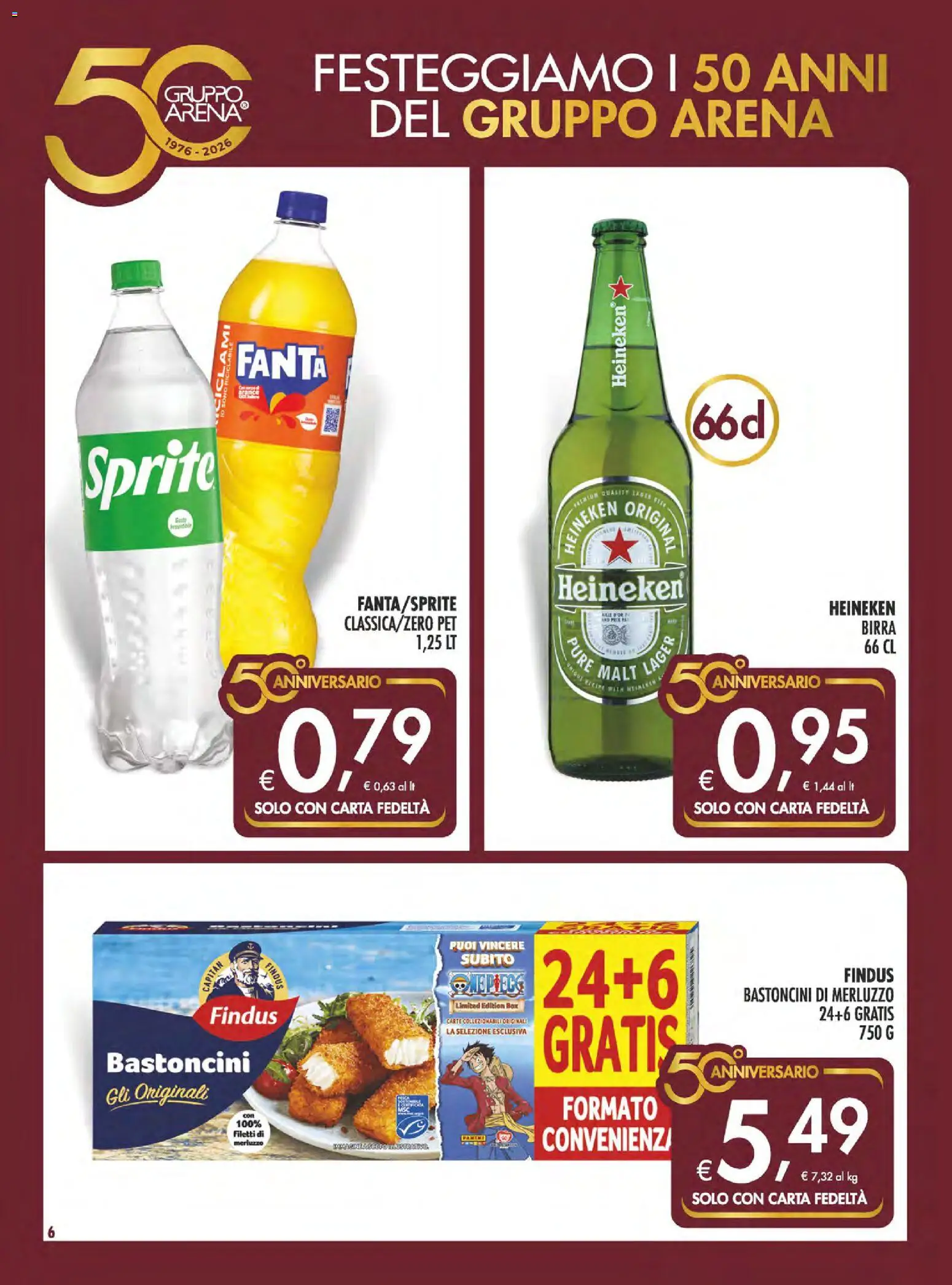 Volantino SuperConveniente del 30.04.2026 | Pagina: 6 | Prodotti: Birra, Merluzzo, Fanta, Heineken