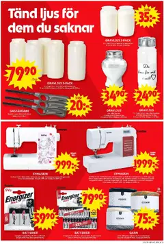 BATTERIER, Energizer. 2-pack. Max. 9V. - Förhandsvisning av reklamblad från butik ICA Maxi aktuell från 20.10.2025 | Sida: 14