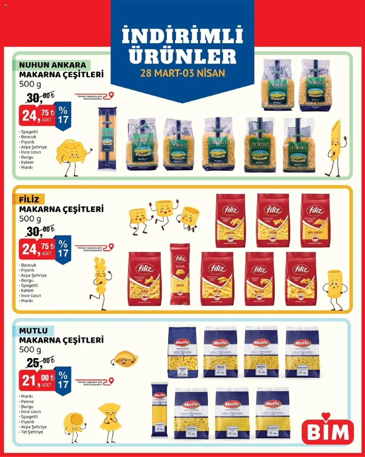 BİM - İndirimli Ürünler - 28.03.2026 tarihinden itibaren geçerlidir | Sayfa: 2