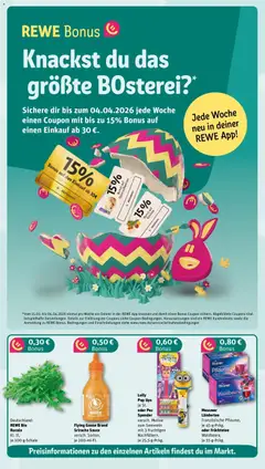 REWE Bio Rucola, Deutschland: Rucola Kl. II, je 100-g-Schale ab 15.03.2026 gültig | Seite: 3