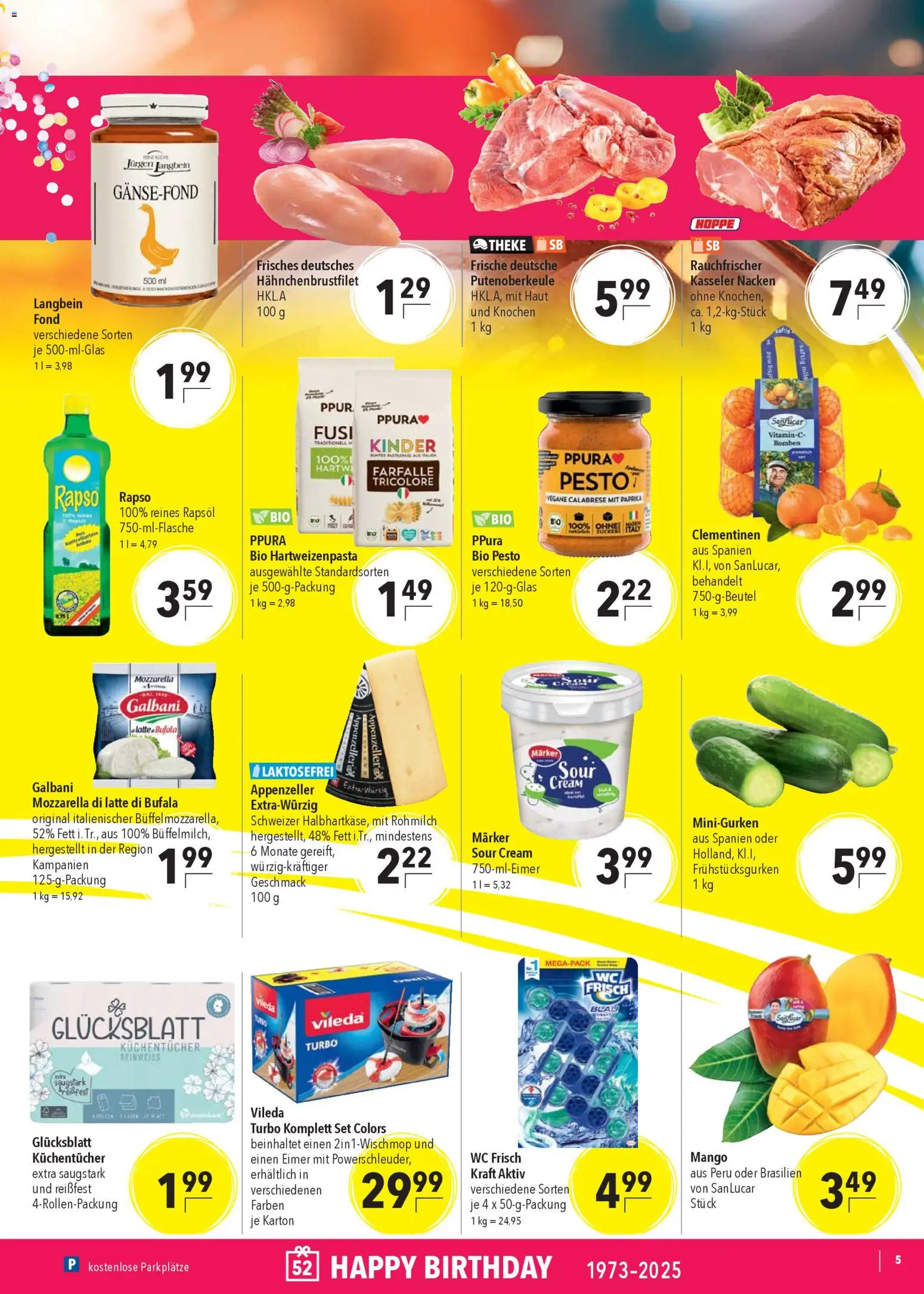 CITTI Markt Prospekt 	 – gültig ab 05.11.2025 | Seite: 5 | Produkte: Theke, Rapsöl, Paprika, Wc frisch