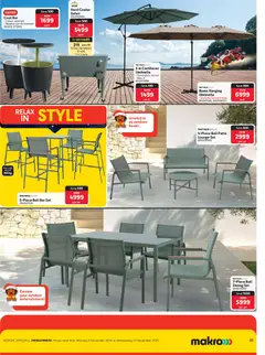 Makro specials catalogue – valid from 03.11.2025 | Page: 35 | Products: Umbrella, Cooler, Ribs, Bar set