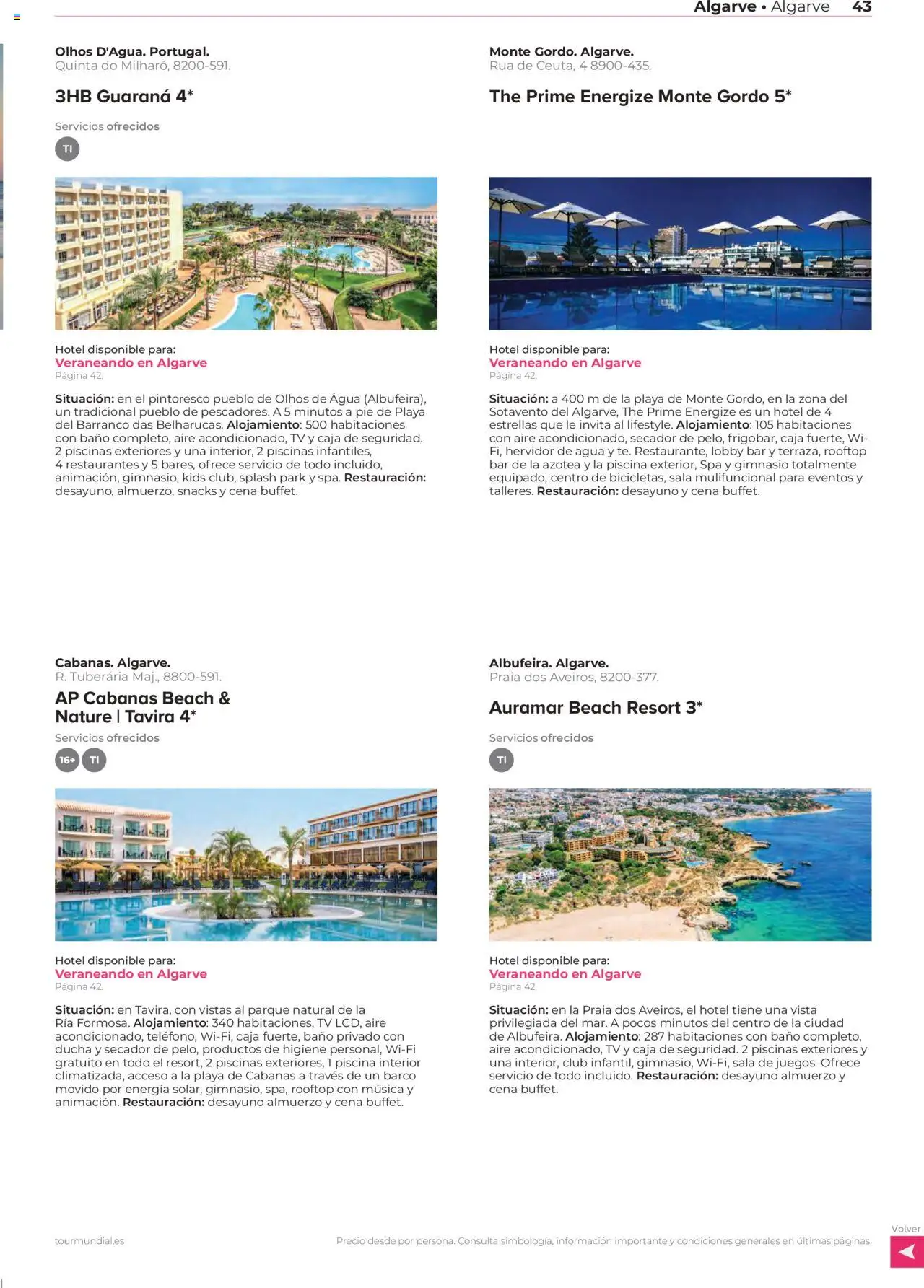 Viajes El Corte Inglés - Costas e islas │ válido desde el 26.03.2025 | Página: 43 | Productos: Caja, Baño, Ducha