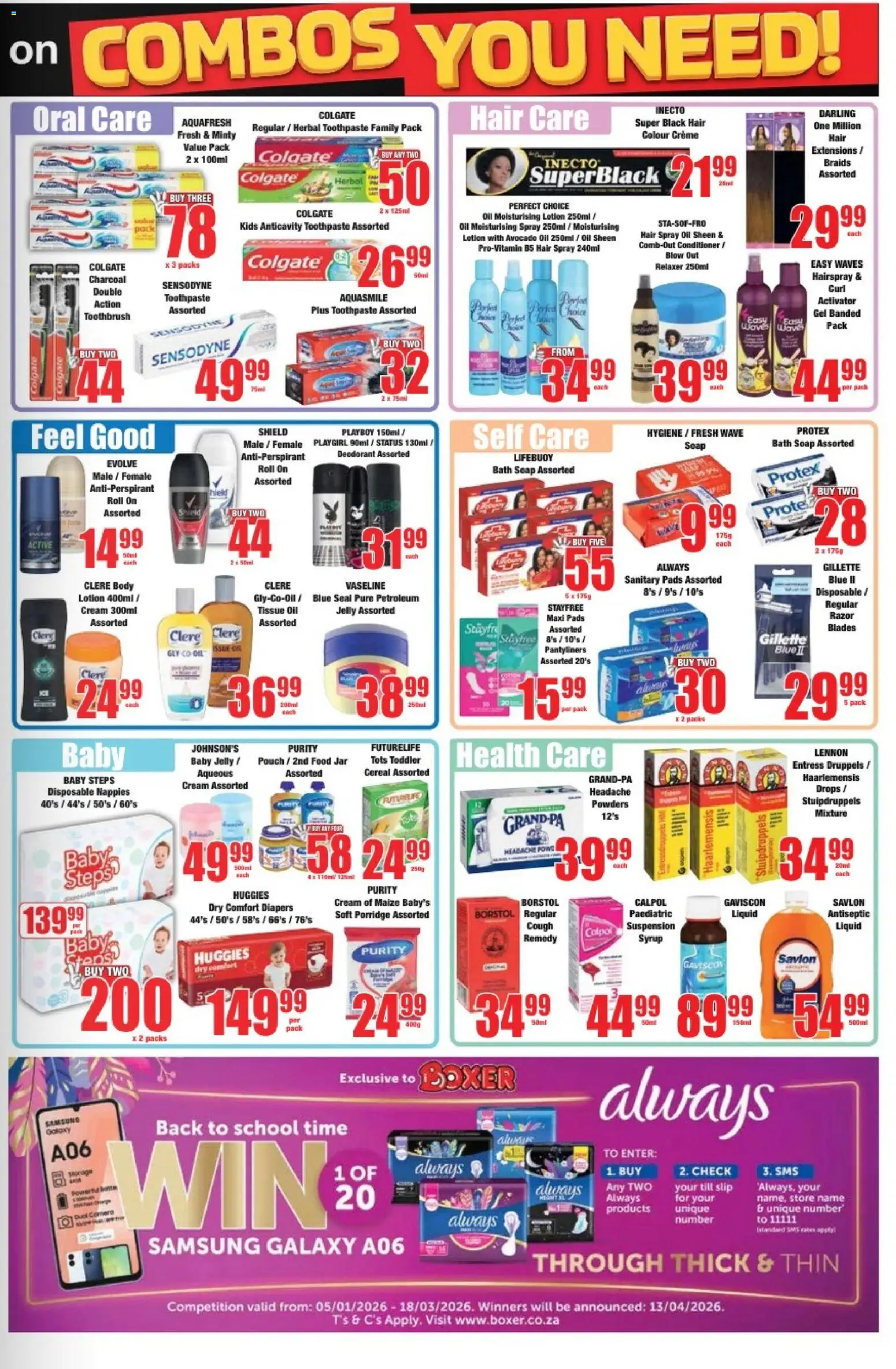 New Boxer catalogue – valid from 05.01.2026 | Page: 7 | Products: Braids, Cream, Toothbrush, Lotion