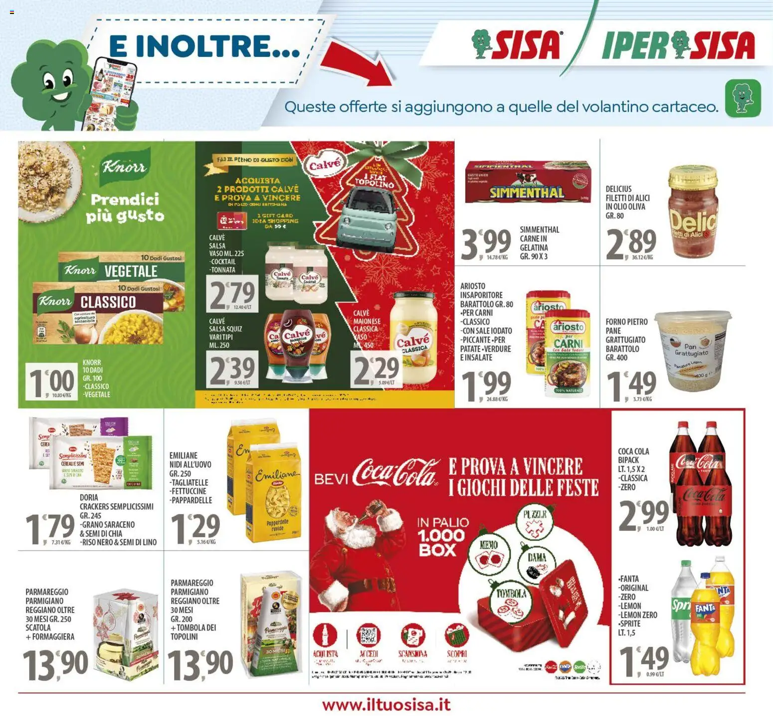 Volantino SISA del 16.12.2025 | Pagina: 25 | Prodotti: Pane, Crackers, Scatola, Vaso