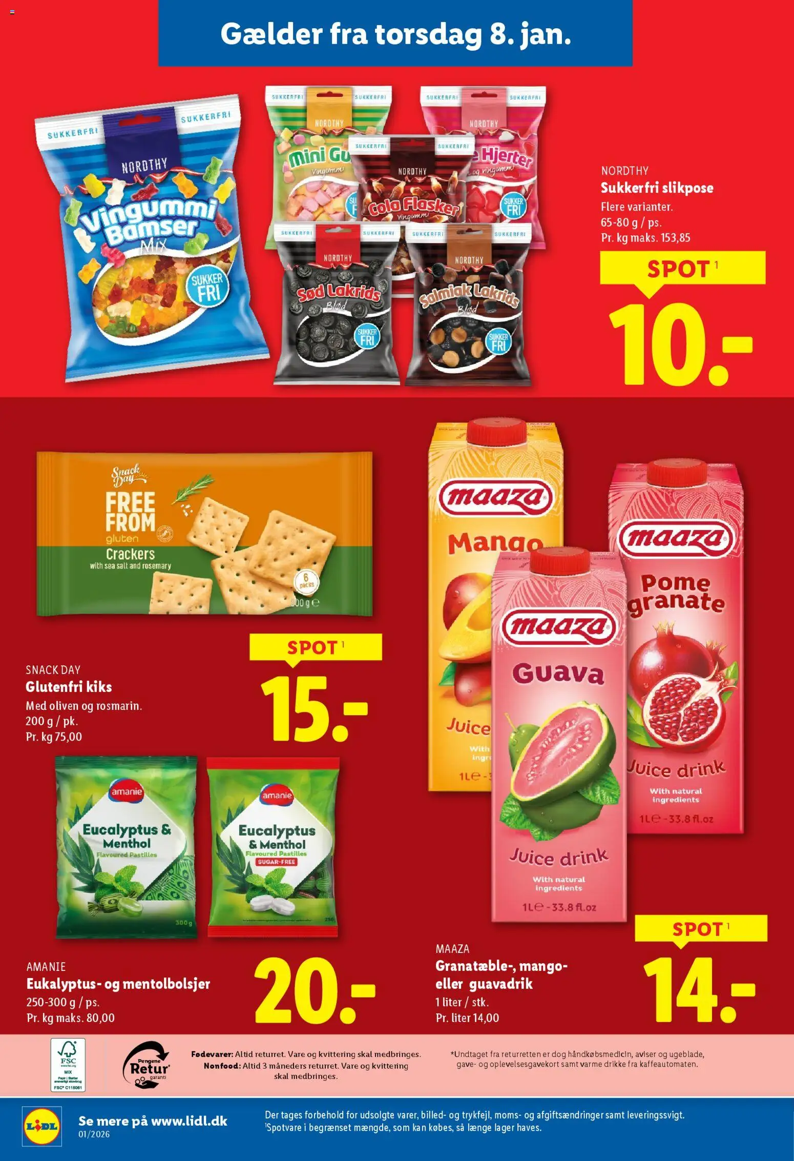 Lidl tilbudsavis – gyldig fra 02.01.2026 | Side: 41 | Produkter: Juice, Cola, Sukker, Søm