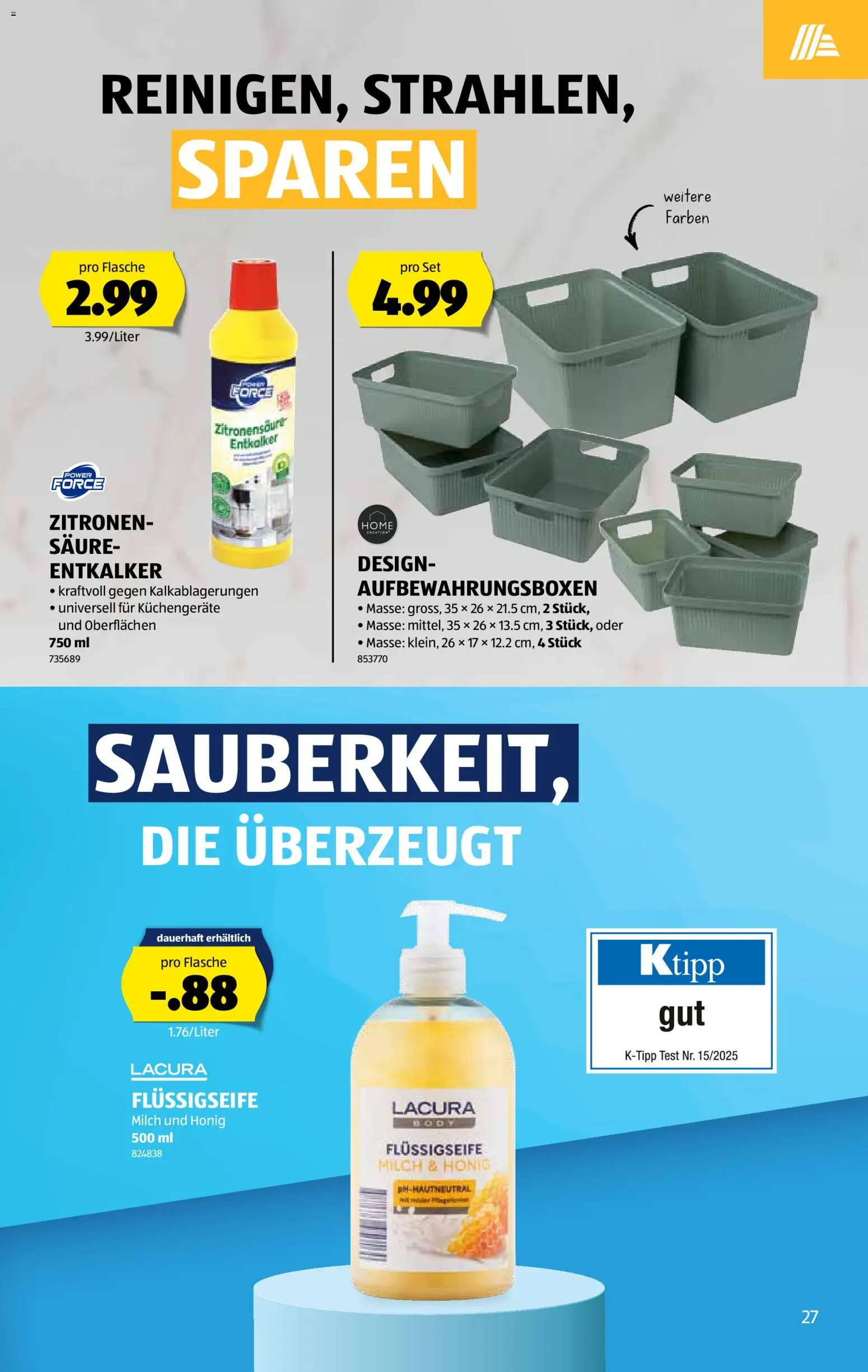 Aldi Aktionen – gültig ab 15.01.2026 | Seite: 28 | Produkte: Kammerjunker, Milch