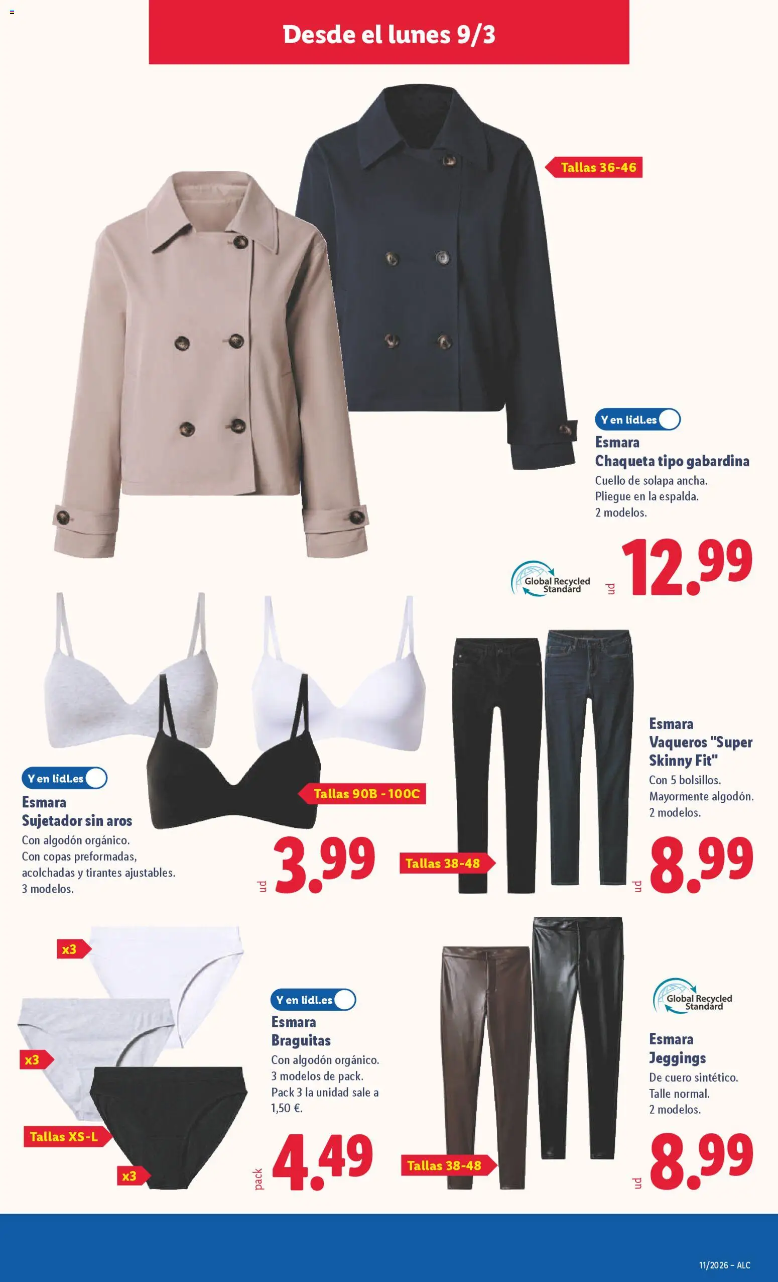 Lidl folleto de bazar │ válido desde el 09.03.2026 | Página: 13 | Productos: Chaqueta