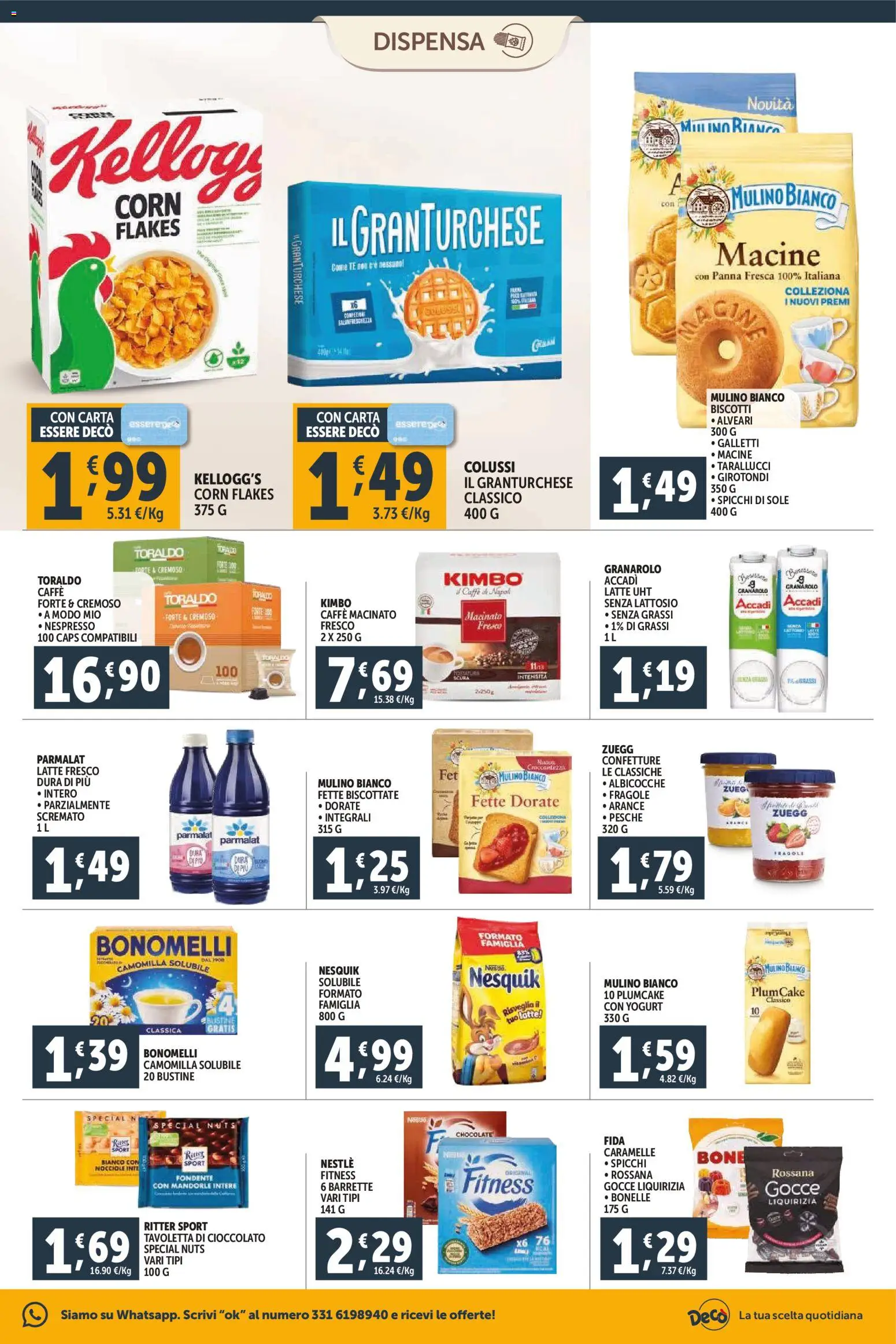 Volantino Decò del 23.02.2026 | Pagina: 7 | Prodotti: Yogurt, Cioccolato, Panna, Macinato