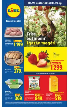 Lidl akciós újság - amely érvényes a következő dátumtól: 19.03.2026