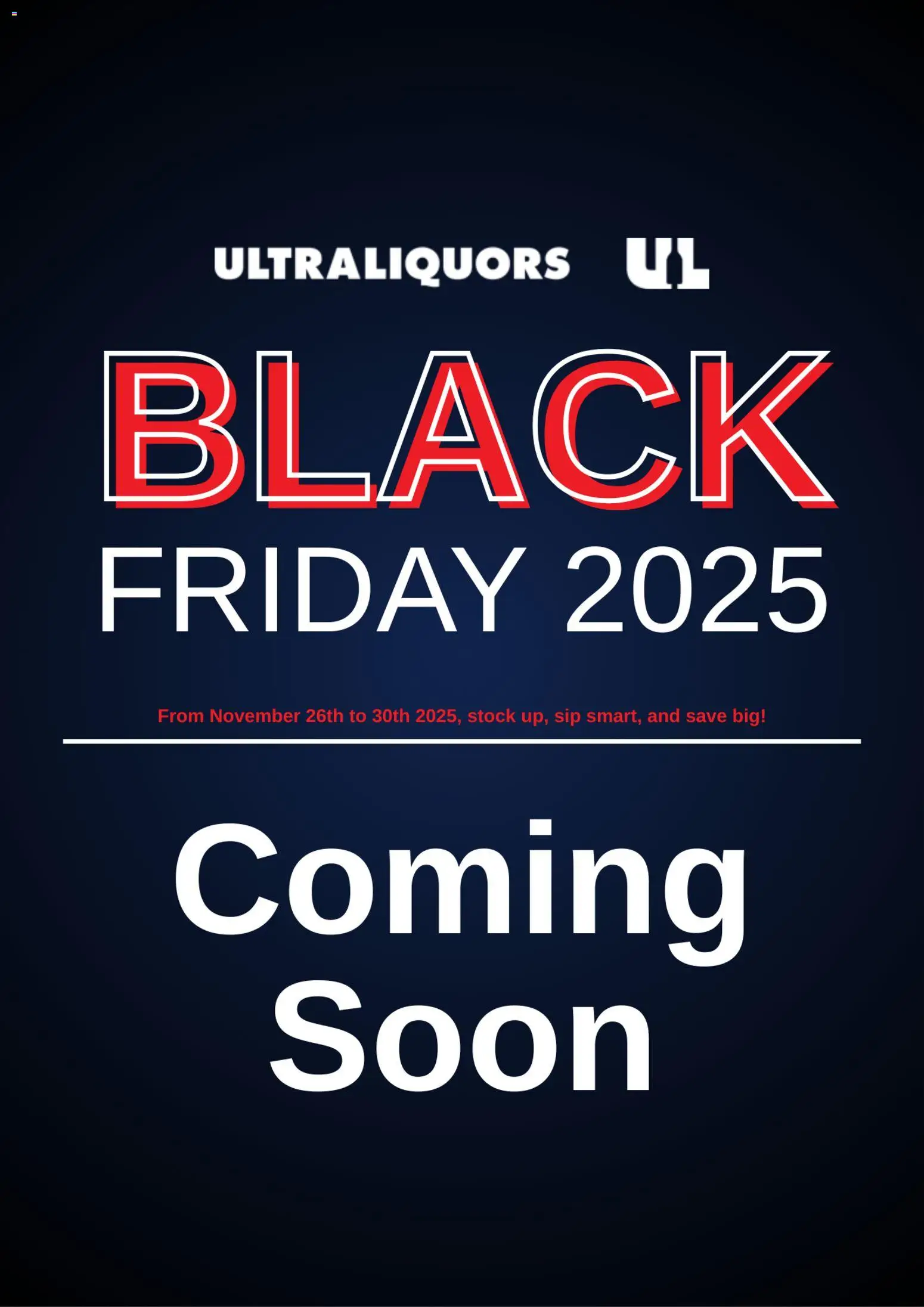 New Ultra Liquors catalogue – valid from 23.11.2025 | Page: 1