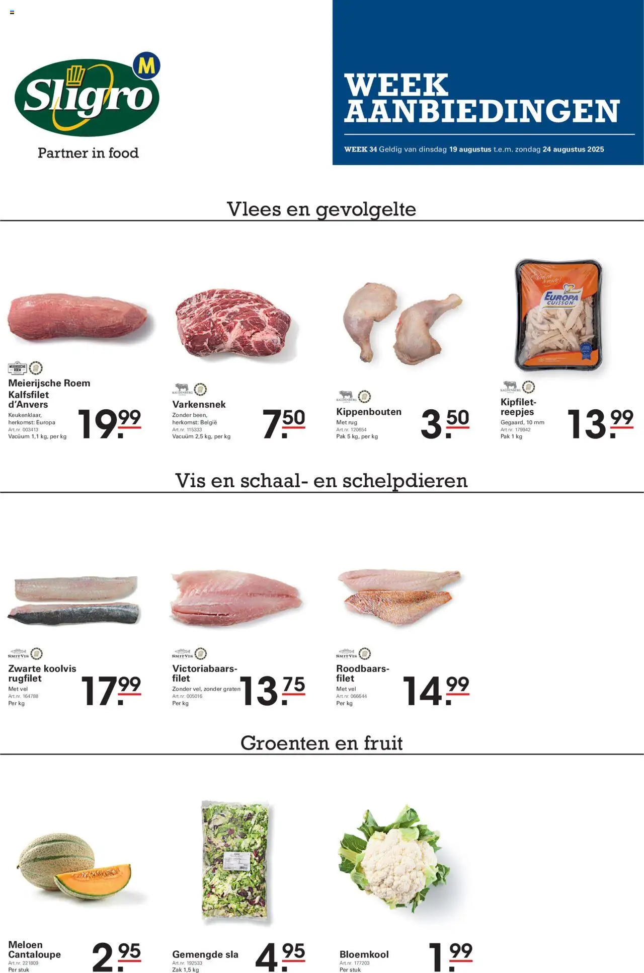  | Pagina: 1 | Producten: Fruit, Groenten, Meloen, Bloemkool