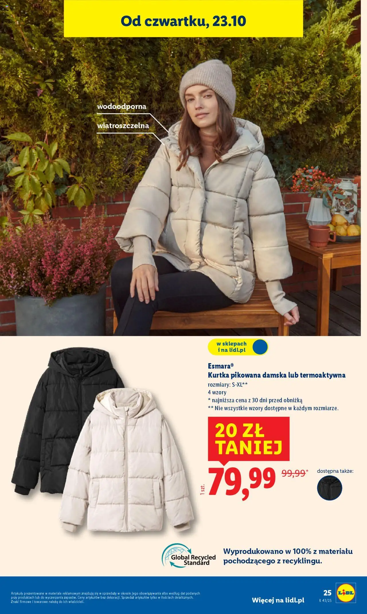 Lidl Katalog od 20.10.2025 | Strona: 29 | Produkty: Kurtka