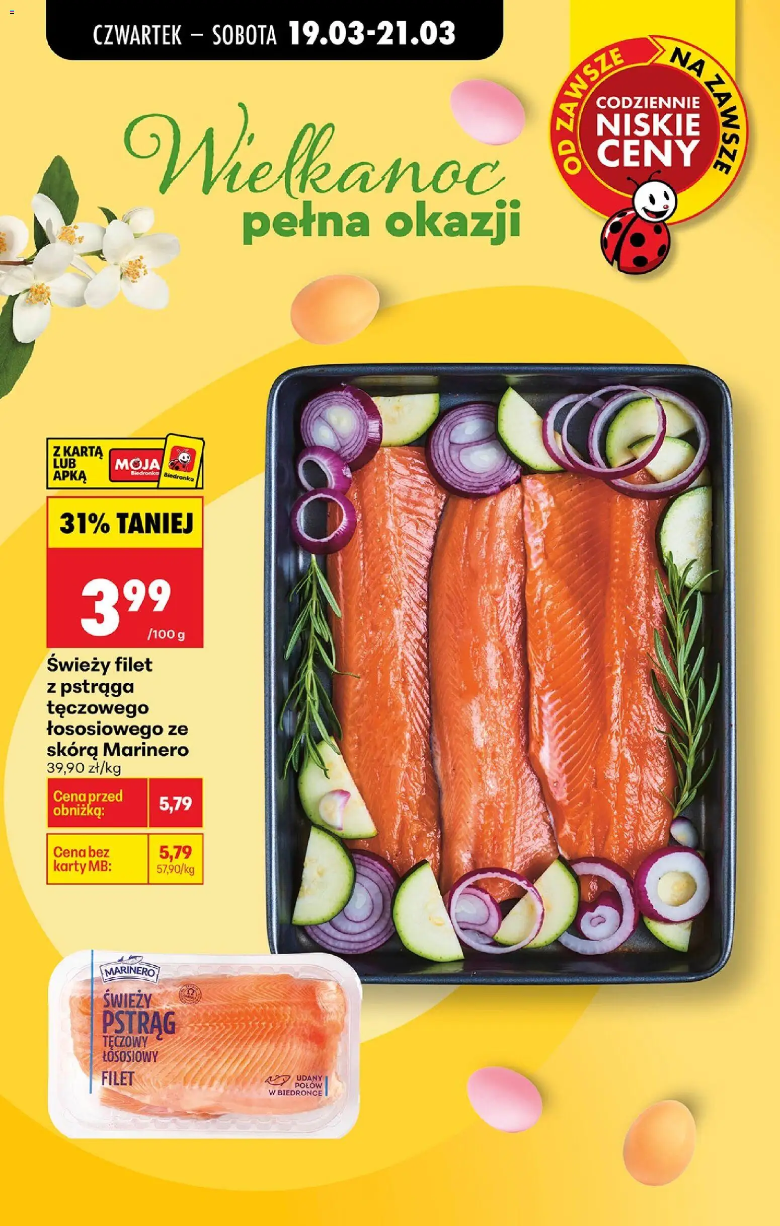 Biedronka Polsko leták - Codziennie niskie ceny od 19.03.2026 | Strana: 35 | Produkty: Filet, Karty