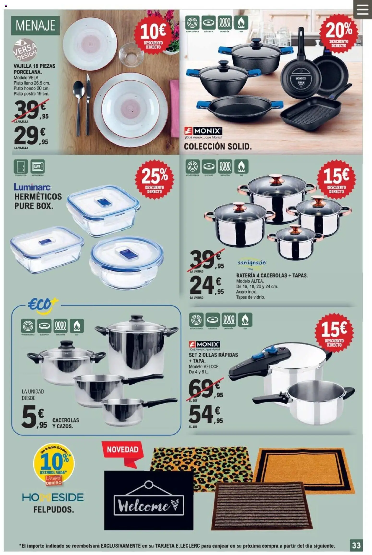 E.Leclerc folleto │ válido desde el 08.04.2026 | Página: 33 | Productos: Βρεφικό κρεβάτι, Batería