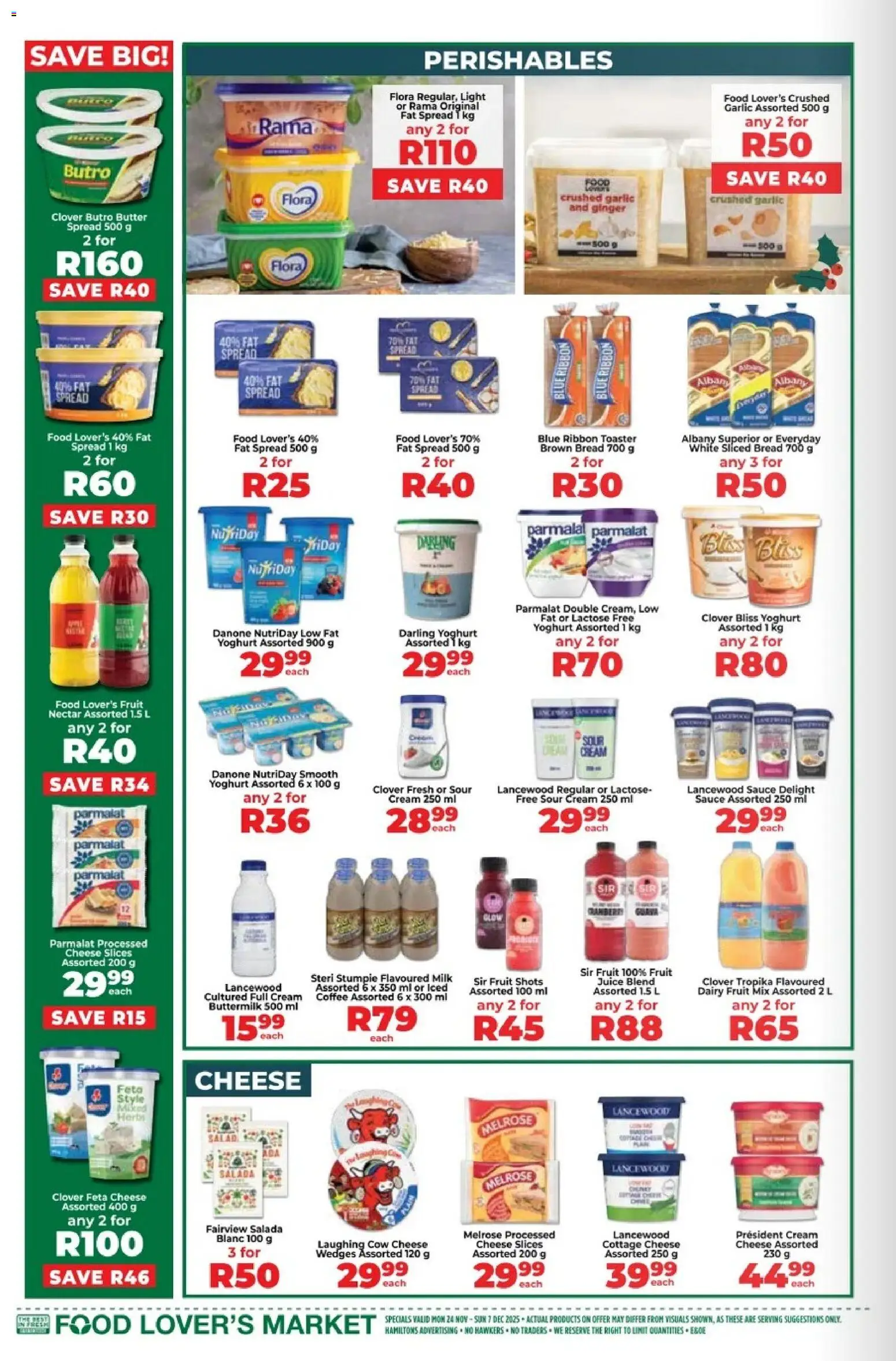 New Food Lover's Market catalogue – valid from 14.11.2025 | Page: 6 | Products: Light, Juice, Cottage cheese, Fruit