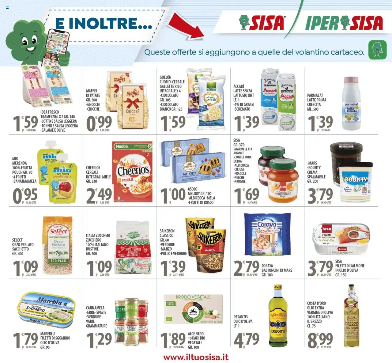 Volantino SISA del 21.08.2025 | Pagina: 21 | Prodotti: Arance, Spezie, Verdure, Tonno