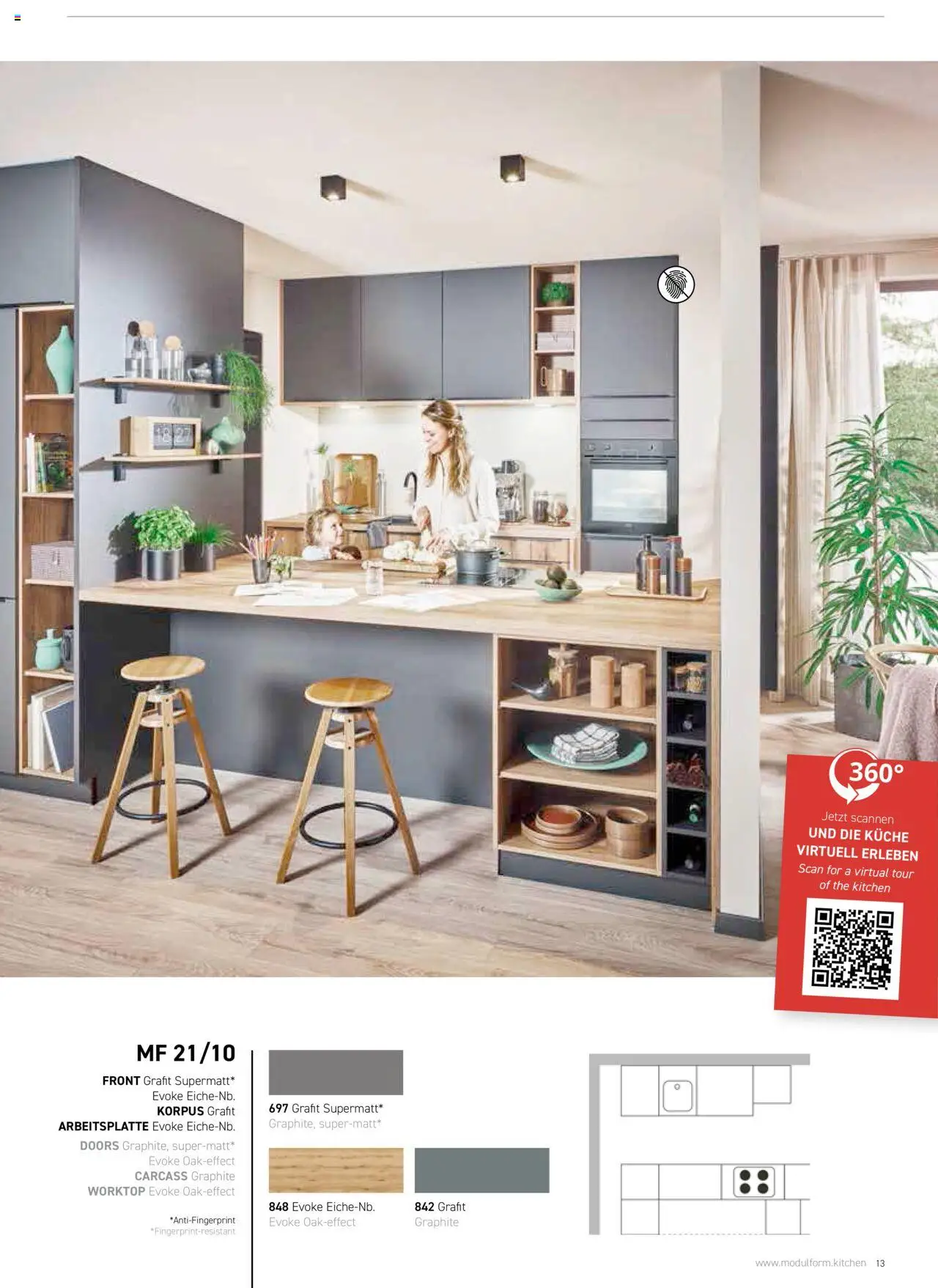 Ostermann Modulform Küchenprospekt  – gültig ab 26.05.2025 | Seite: 13 | Produkte: Küche