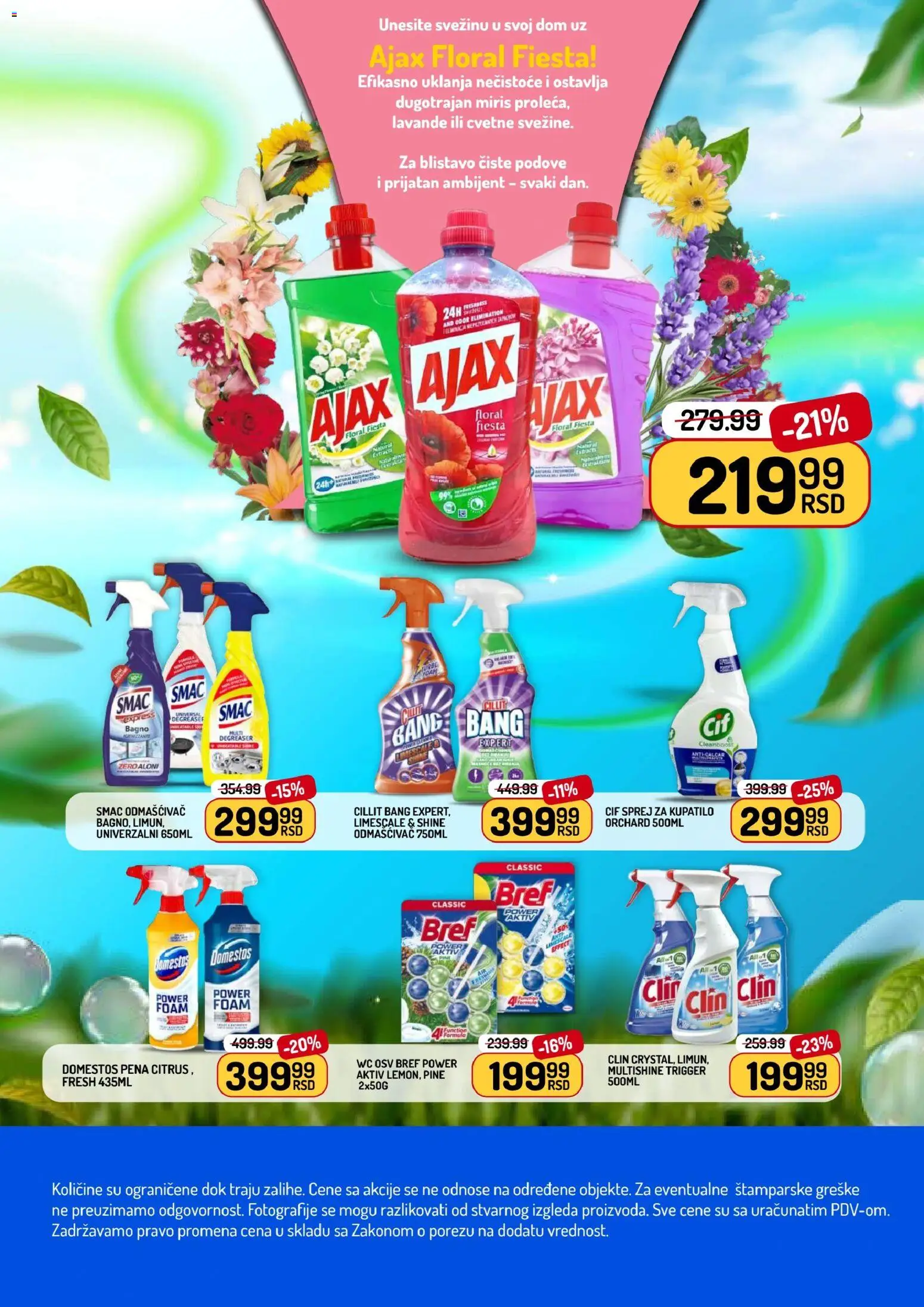 Aman katalog - važi od 20.03.2026 | Strana: 8 | Proizvode: Cillit Bang, Miris, Wc, Kupatilo