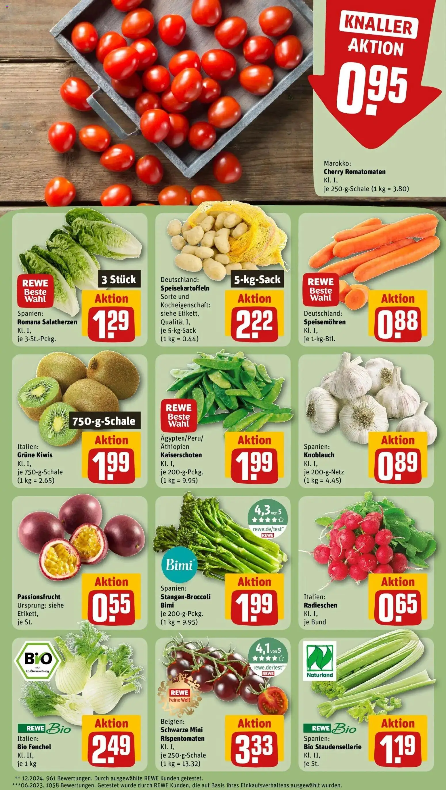 Rewe prospekt Kyritz	 – gültig ab 09.02.2026 | Seite: 11 | Produkte: Knoblauch, Kiwi