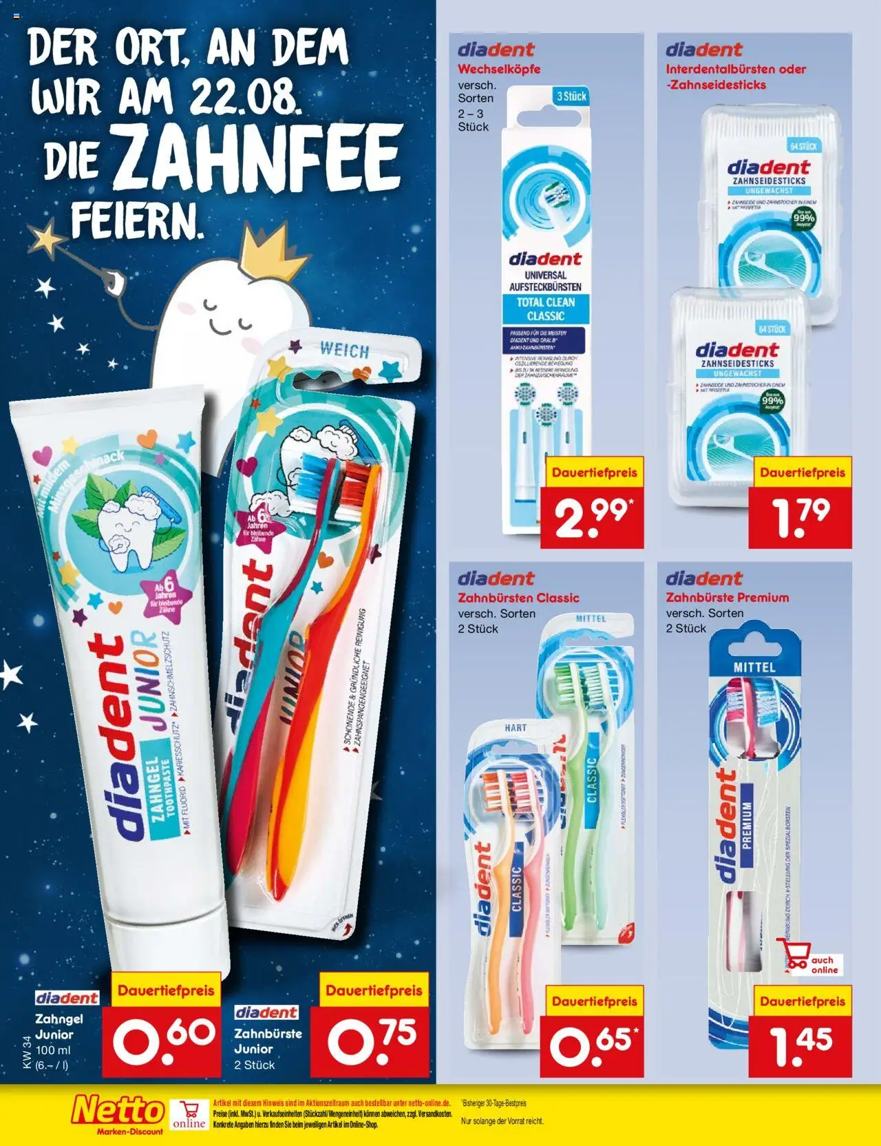 Netto Marken-Discount Prospekt 	 - gültig ab dem 18.08.2025 | Seite: 38 | Produkte: Zahnbürste