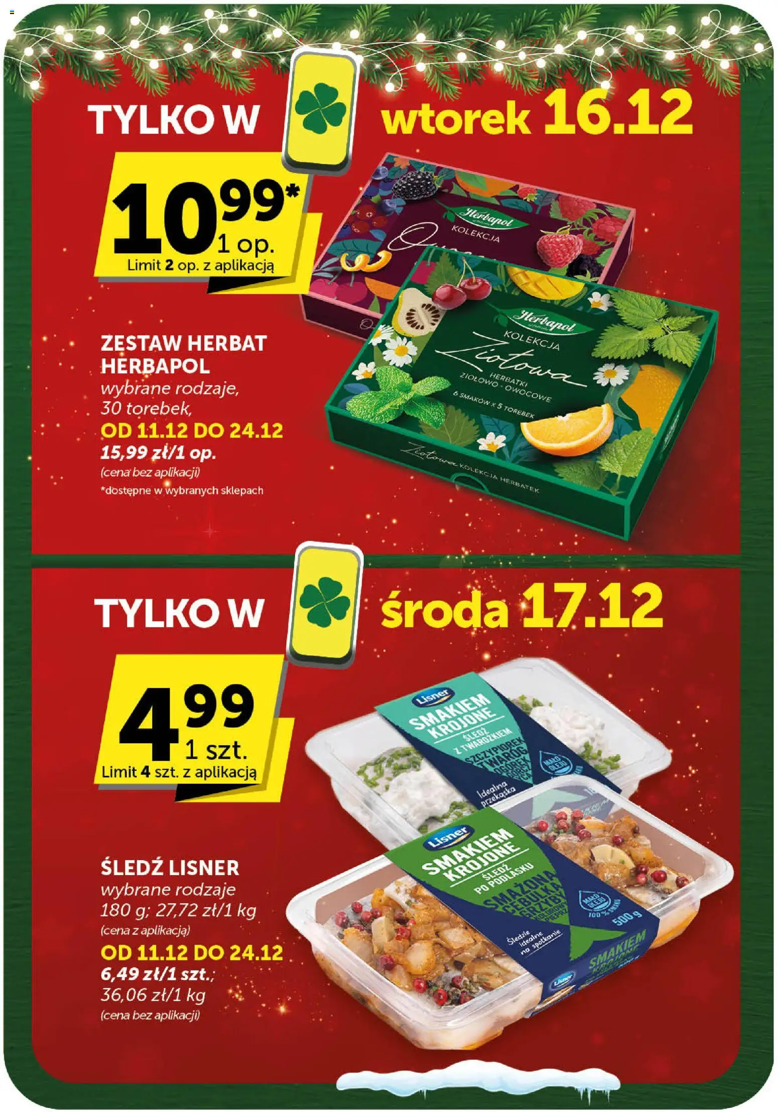 Groszek Gazetka - Minimarket od 11.12.2025 | Strona: 9 | Produkty: Śledź, Twaróg