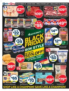 Pick n Pay specials catalogue – valid from 27.11.2025 | Page: 2 | Products: Milk, Cheese, Fat spread, Bacon