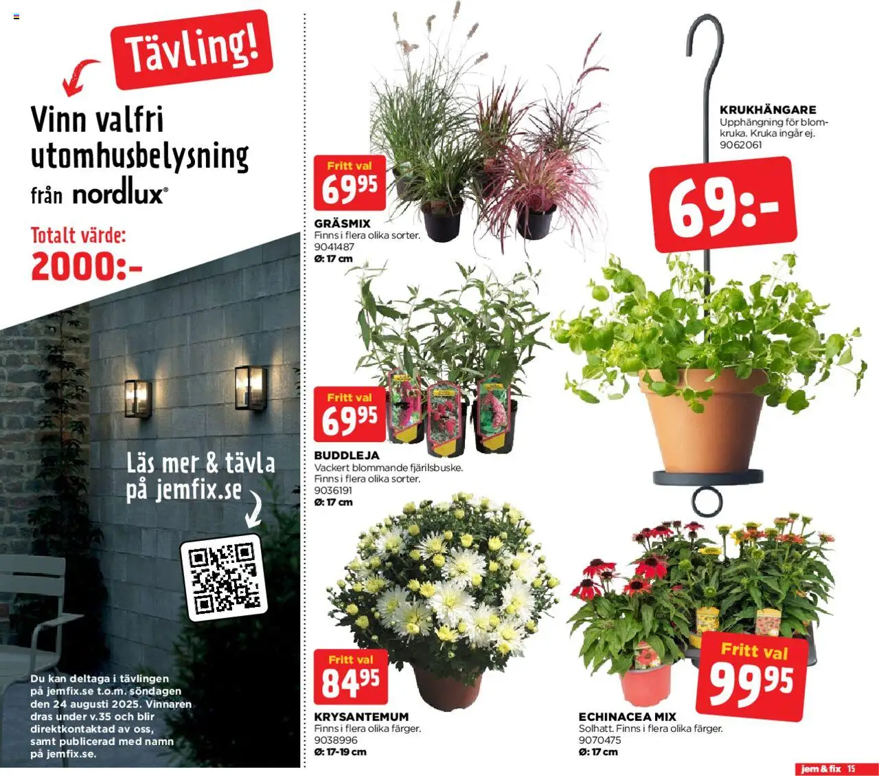 Jem & Fix reklamblad aktuell från 04.08.2025 | Sida: 15 | Produkter: Kruka