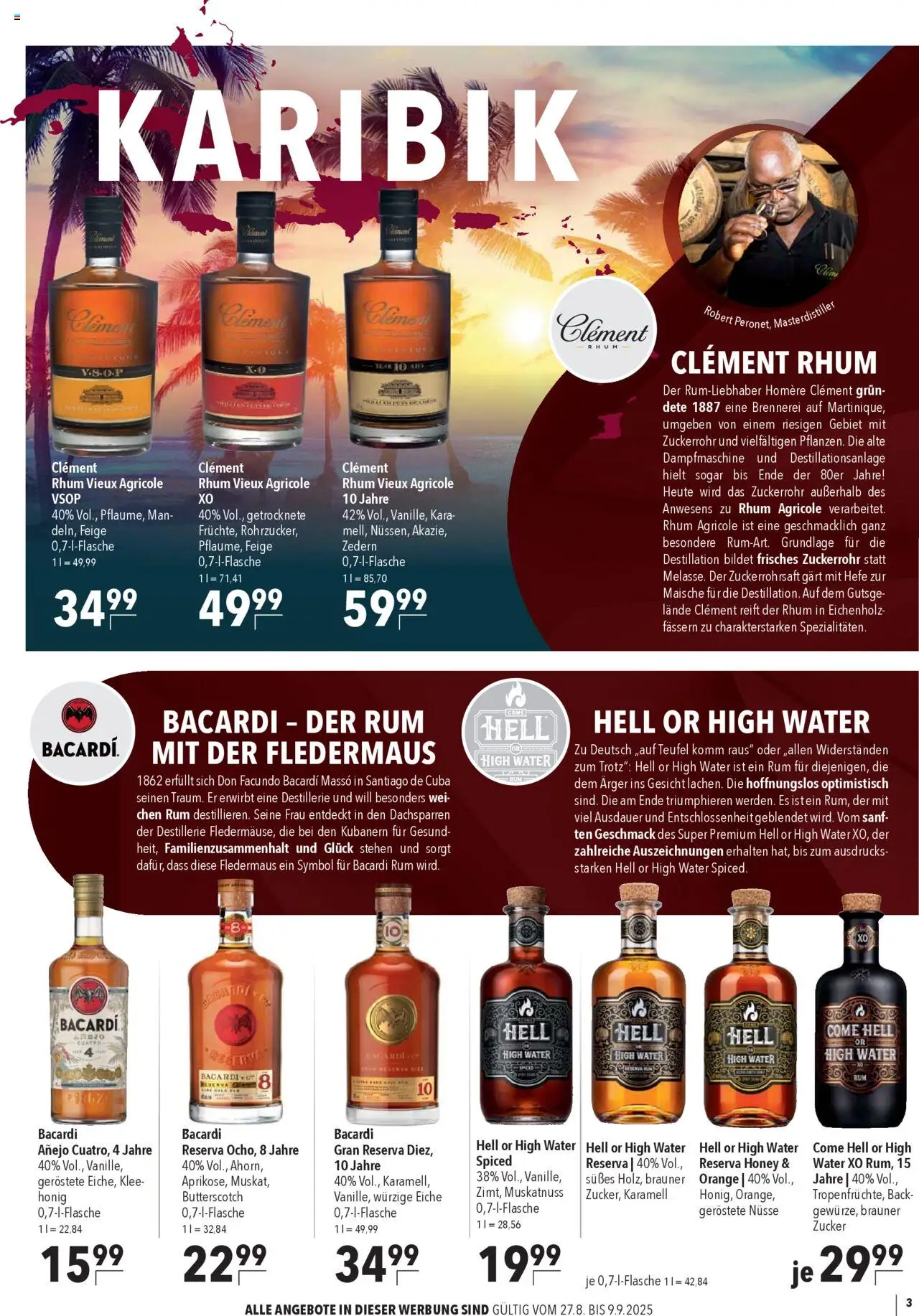 CITTI Markt - Rum aus aller Welt - gültig ab dem 27.08.2025 | Seite: 3 | Produkte: Bacardi, Rum, Zucker, Nüsse