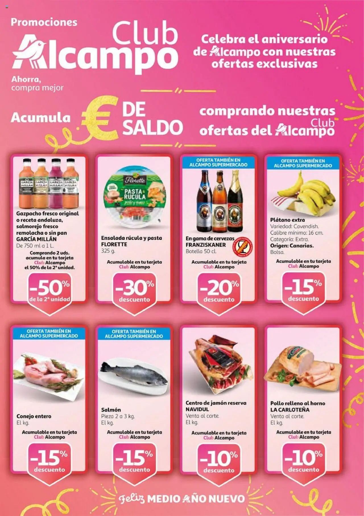 Alcampo - HG Unificado Nacional  │ válido desde el 03.06.2025 | Página: 5 | Productos: Jamón, Pasta, Ensalada, Horno