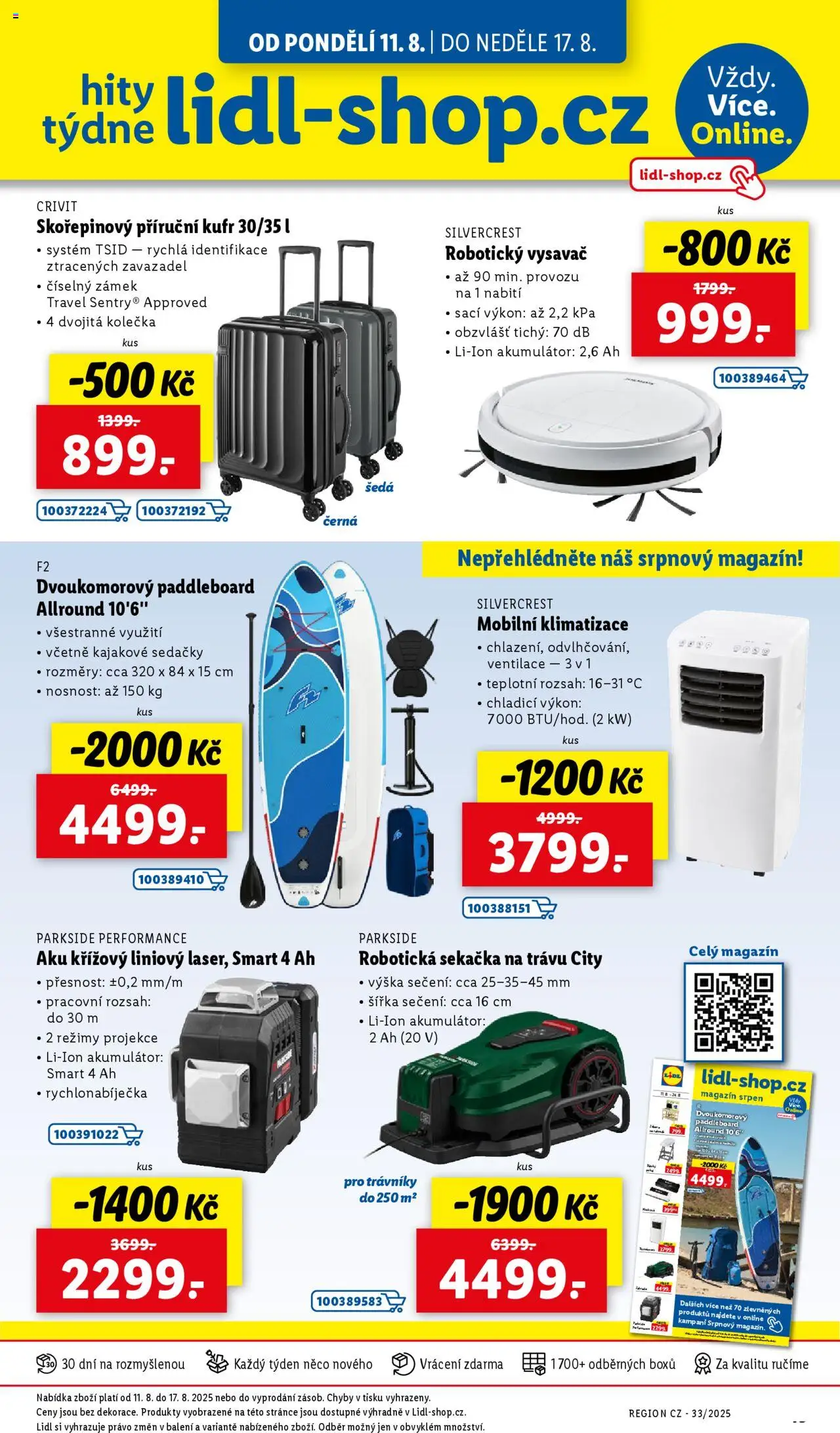 Lidl leták od 11.08.2025 | Strana: 27 | Produkty: Parkside, Klimatizace, Vysavač, Sekačka