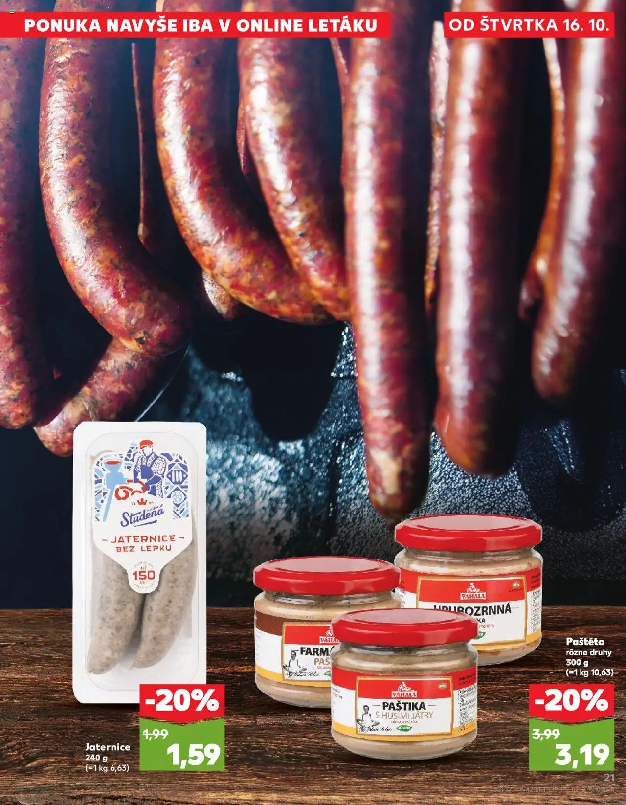 Nové Kaufland akcie – leták je platný od 16.10.2025 | Strana: 21