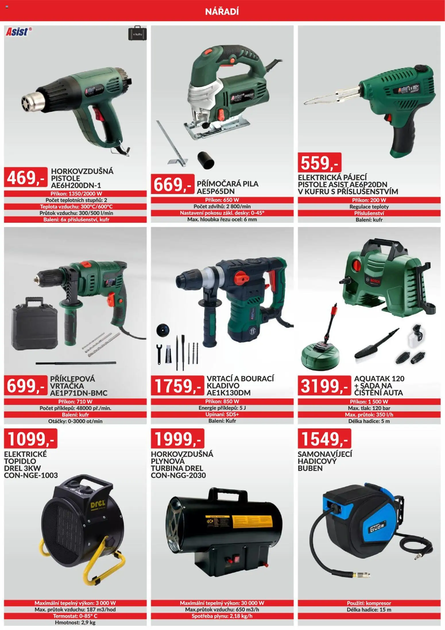 BAUMAX leták od 01.11.2025 | Strana: 27 | Produkty: Kufr, Nářadí, Kladivo, Pila