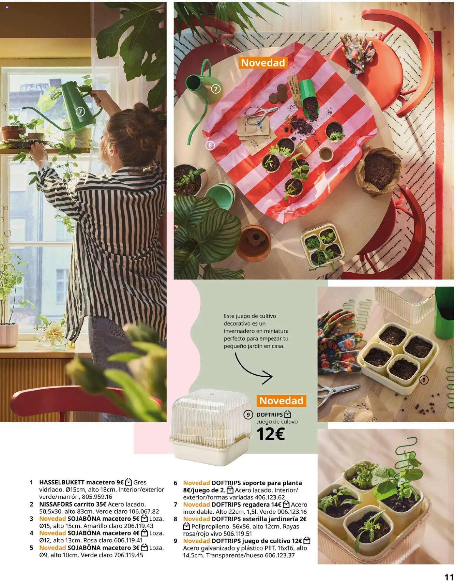 IKEA - Colecciones de primaver │ válido desde el 01.01.2026 | Página: 11 | Productos: Regadera, Macetero