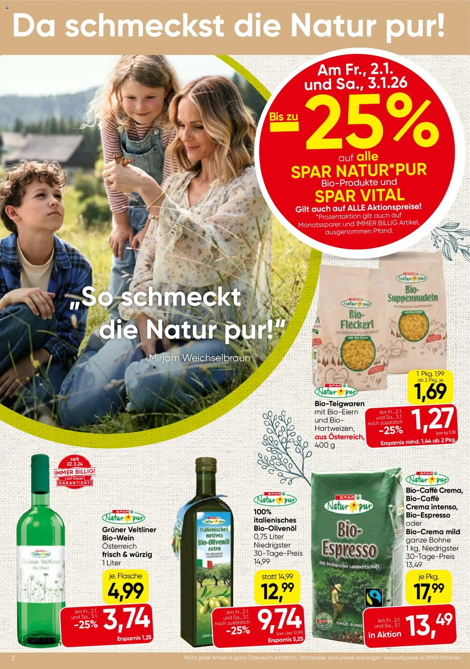 Spar Flugblatt - Niederösterreich gültig ab 02.01.2026 | Seite: 2