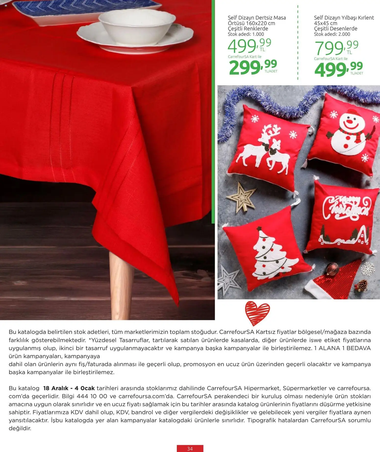 CarrefourSA Katalog Yeni Yılda ne lazımsa - 18.12.2025 tarihinden itibaren geçerlidir | Sayfa: 36